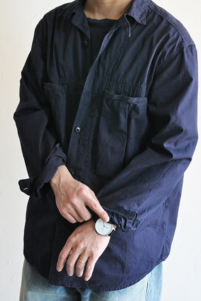 KAPITAL Anorak Shirt Navy un.regard.moderne