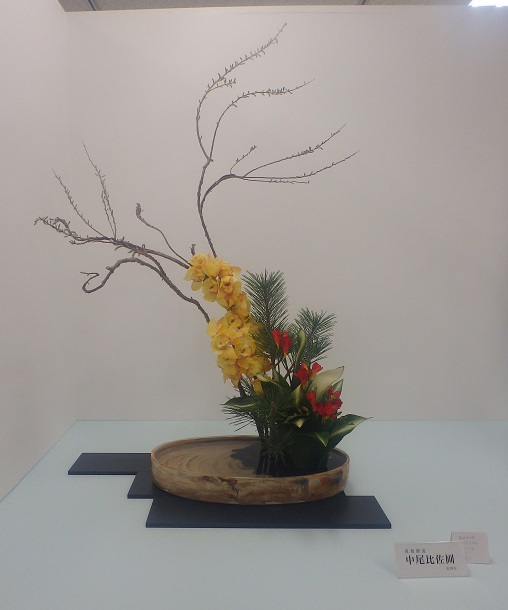 西日本華道連盟いけばな展 前期 _d0195183_21223387.jpg