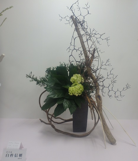 西日本華道連盟いけばな展 前期 _d0195183_213576.jpg