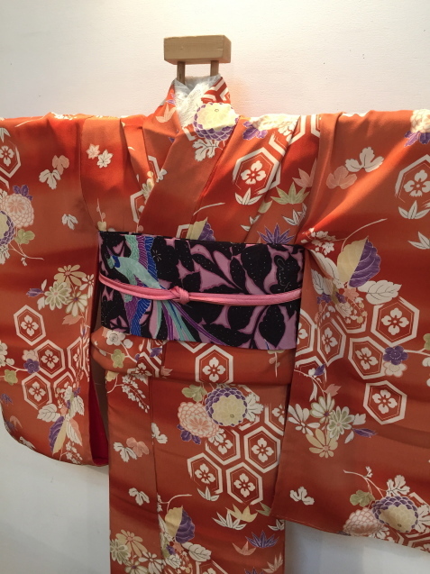 明日から!オレンジ亀甲着物・鯉泳ぐ男襦袢♪販売商品32_c0321302_20502907.jpg