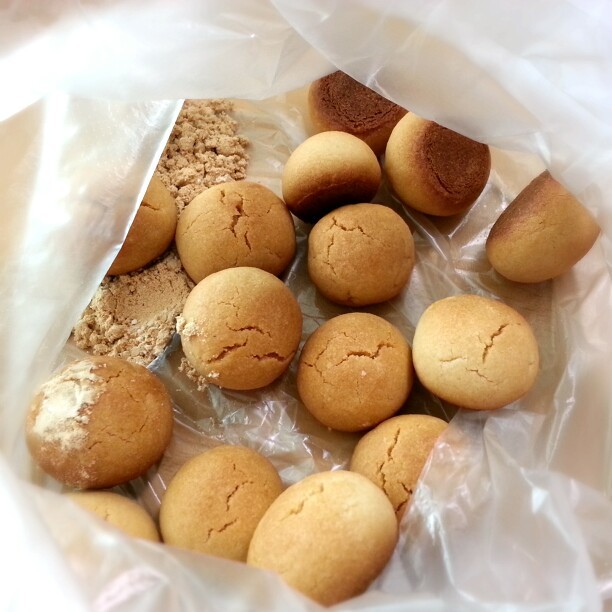 苺大福&きなこボールクッキー_b0194098_07492855.jpg