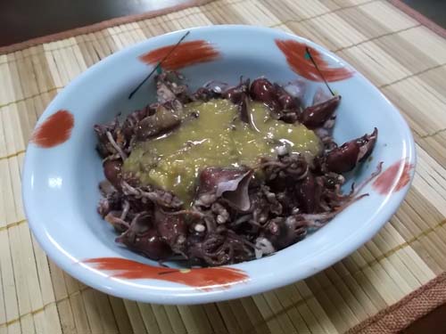 ホタルイカの酢味噌あえ&厚揚げのピリ辛野菜あんかけ_f0019498_174067.jpg