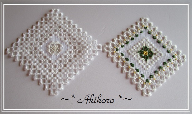 ハーダンガー刺繍　＆　薔薇のケーキ_a0143388_11443643.jpg