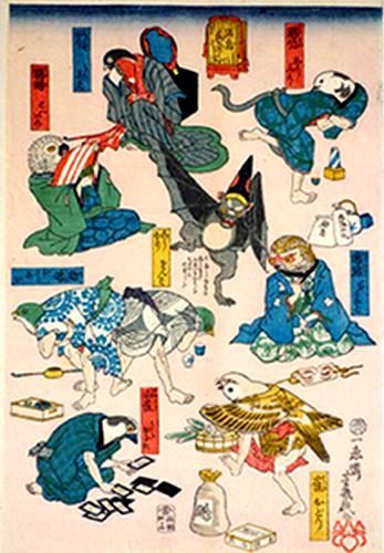 浮世絵動物園　前期　＠太田記念美術館_b0044404_1013599.jpg