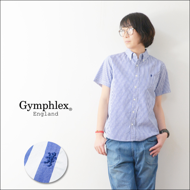 Gymphlex [ジムフレックス] 100/2 STRIPE S/S SHRTS [J-1243TSS] LADY\'S_f0051306_19513709.jpg