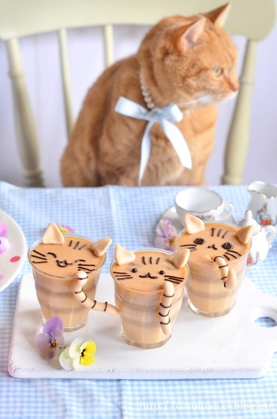 茶トラ誕生会のお菓子あれこれ　　Homemade Sweets for Marmalade Cat Birthday Party_d0025294_10223534.jpg