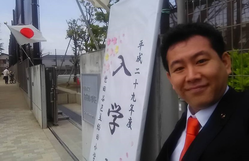 母校・給田小学校 入学式_c0092197_12560000.jpg