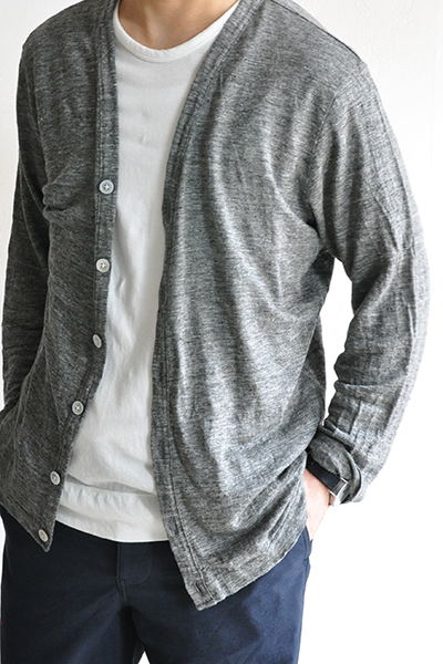 RINEN/リネン　 40/1 Linen Cardigan/リネン天竺カーディガン_d0120442_1585415.jpg