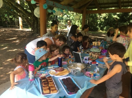 双子ちゃん100日ケーキとミニチョコケーキ_a0236744_15164962.jpg