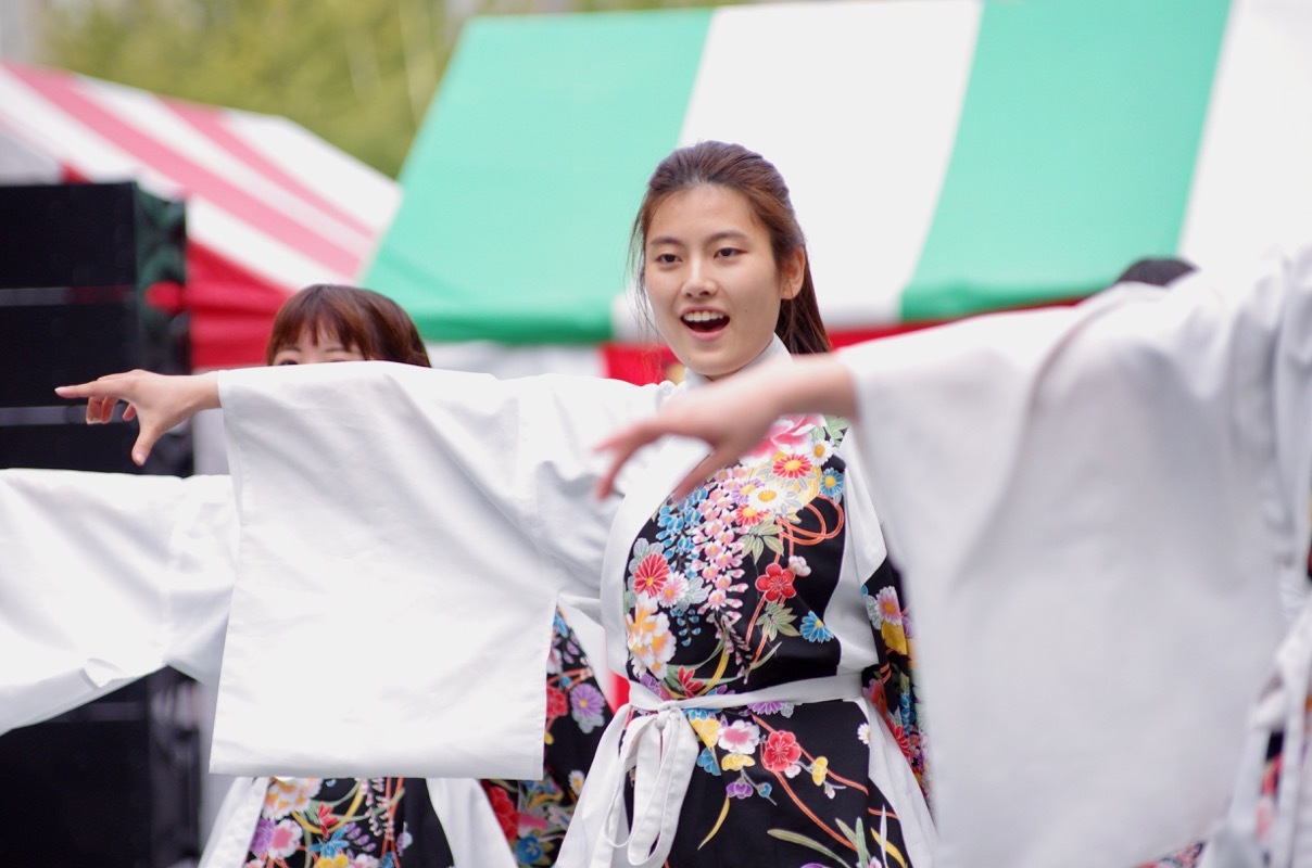 ２０１６YOSAKOIぶち楽市民祭その２７（宇部フロンティア大学　桜翔連）_a0009554_21481576.jpg