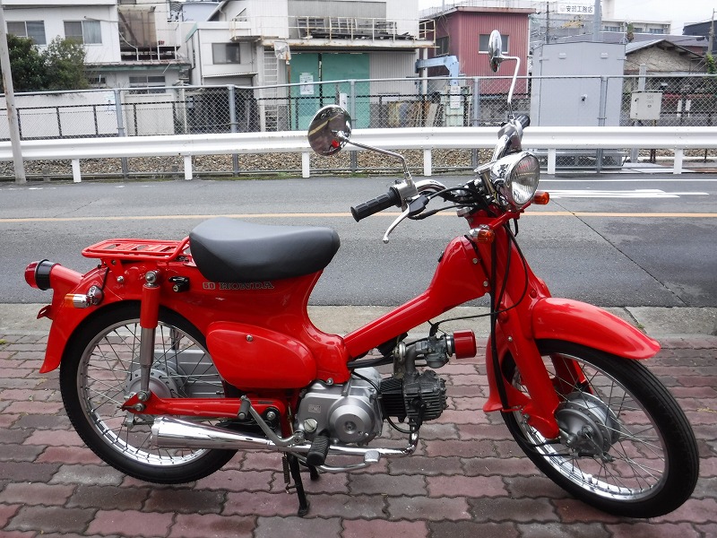 スーパーカブ50バーハンカスタム中古車入荷 モーターヘッド サイクルショップ