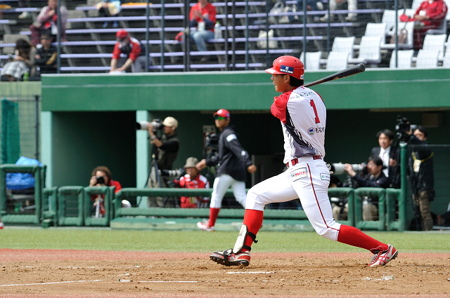 2017/04/09　ホーム開幕戦　長野オリンピックスタジアム　対福島ホープス_c0197772_18284978.jpg