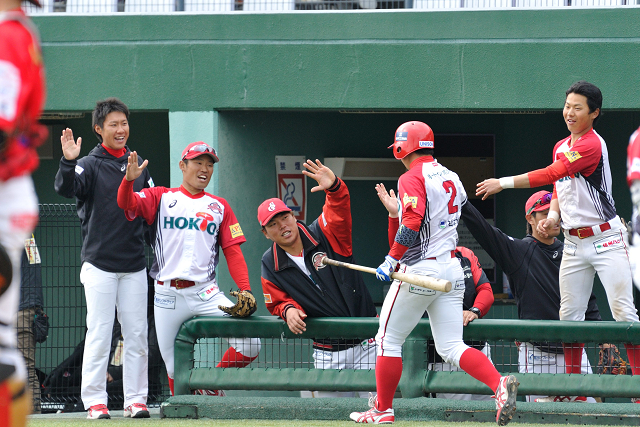 2017/04/09　ホーム開幕戦　長野オリンピックスタジアム　対福島ホープス_c0197772_18432142.jpg