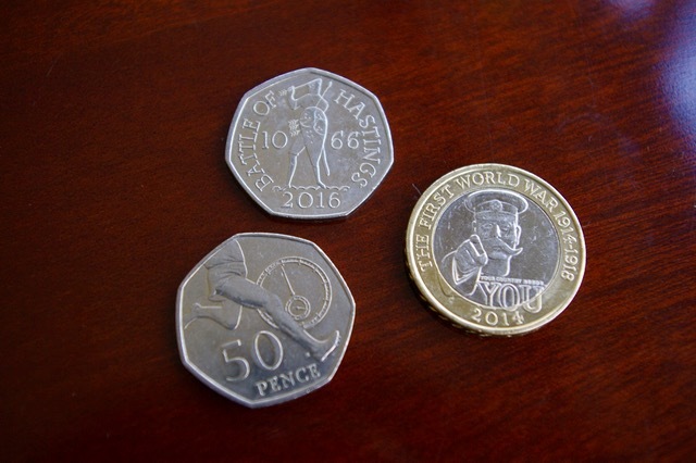 新しい１ポンド硬貨を初めてゲット ロンドン ２人暮らし