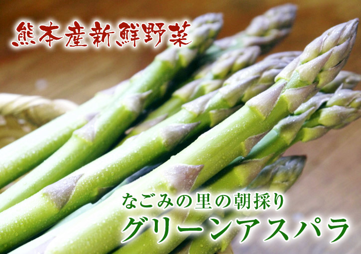 「なごみの里の朝採り『グリーンアスパラ』」 今年は桜も遅かったごつ、アスパラもだいぶ遅れとるばい!_a0254656_18053491.jpg