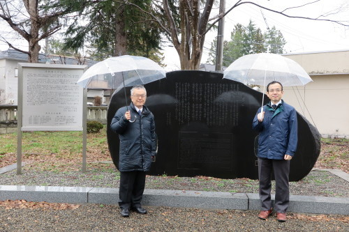 三井化学株式会社ご一行様５名を重要文化財・旧米沢高等工業学校本館へご案内_c0075701_20464789.jpg