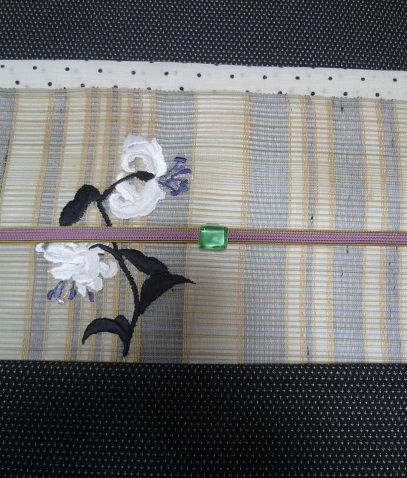野口さんの刺繍・百合の夏帯+本塩沢で夏単衣コーディネイト_f0181251_2014446.jpg