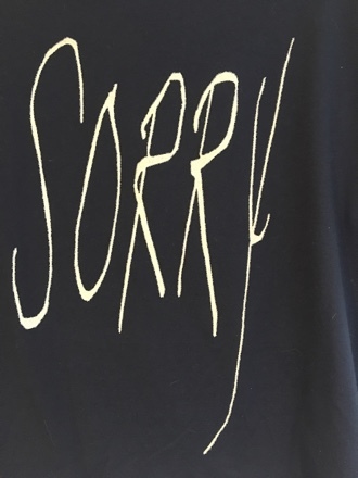 Cahp◇SORRYプリントTシャツ◇_d0127394_17492100.jpg