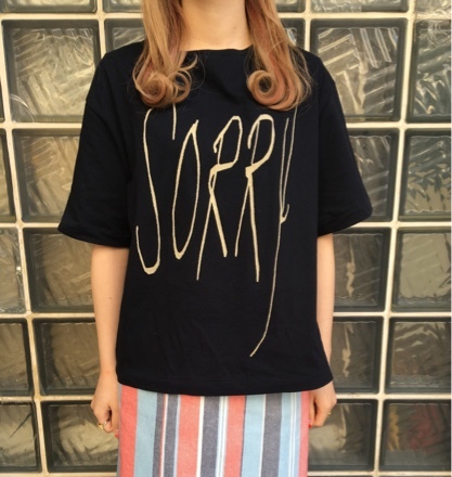 Cahp◇SORRYプリントTシャツ◇_d0127394_17501375.jpg