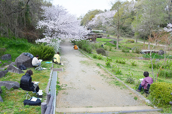 淡彩風景画講座・4月のテーマ「公園を描く」ご紹介_b0212226_11083999.jpg
