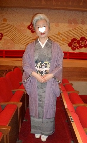 北野をどり・江戸小紋に薄物羽織のお客様・蜻蛉の薄羽織_f0181251_18484877.jpg