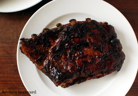 オーブン焼きのBBQポークリブ_b0253205_02300423.jpg