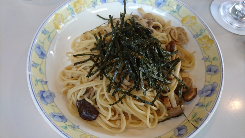 和風キノコスパゲッティ&オムライス_a0359239_11431243.jpg