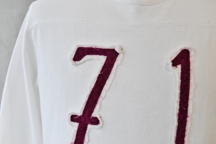 No.71 DAMAGED FootBall 7分TEE By BIRVIN UNIFORM_d0152280_14133104.jpg