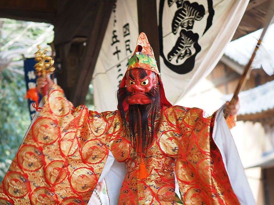猿田彦大神･･･松尾神社・春の奉納神楽･･･太田市・新田小金井町_a0031821_15050115.jpg