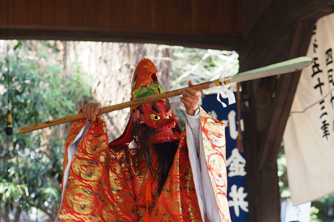 猿田彦大神･･･松尾神社・春の奉納神楽･･･太田市・新田小金井町_a0031821_15160727.jpg