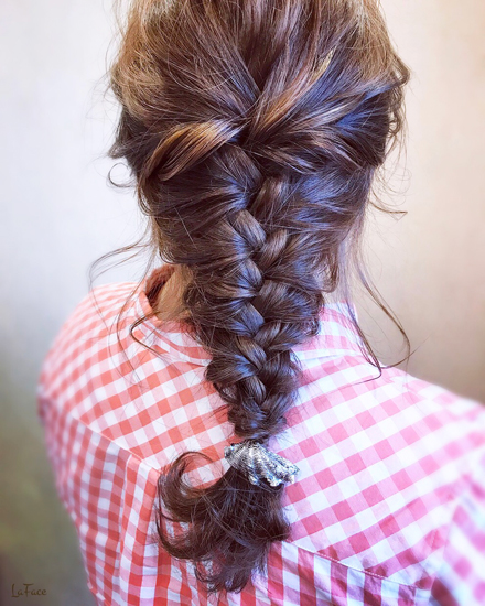 ツートンカラーとヘアアレンジ 君津市 南子安の美容室 La Face ラフェイス のブログ