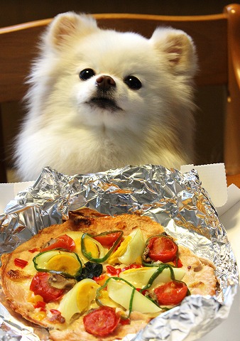 ピザとケーキと柿がどっさり_d0360206_12402596.jpg