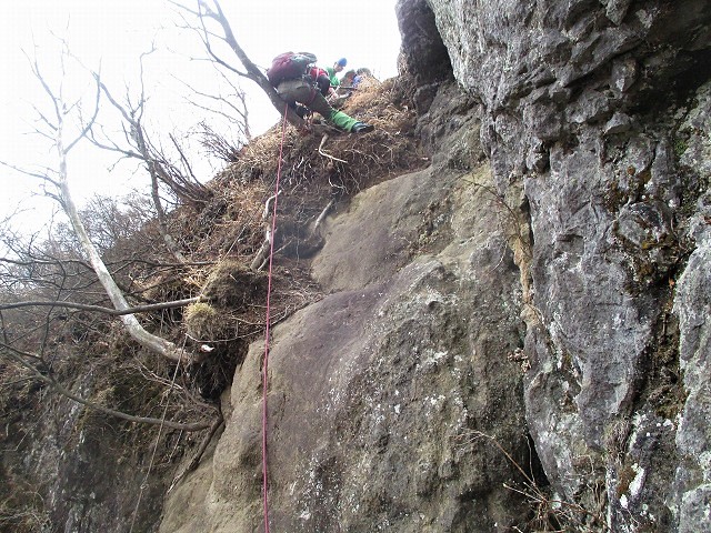 安中市　妙義山　禁断の星穴新道から登る星穴岳　　　　　　Mount Myōgi in Annaka, Gunma_f0308721_20145838.jpg