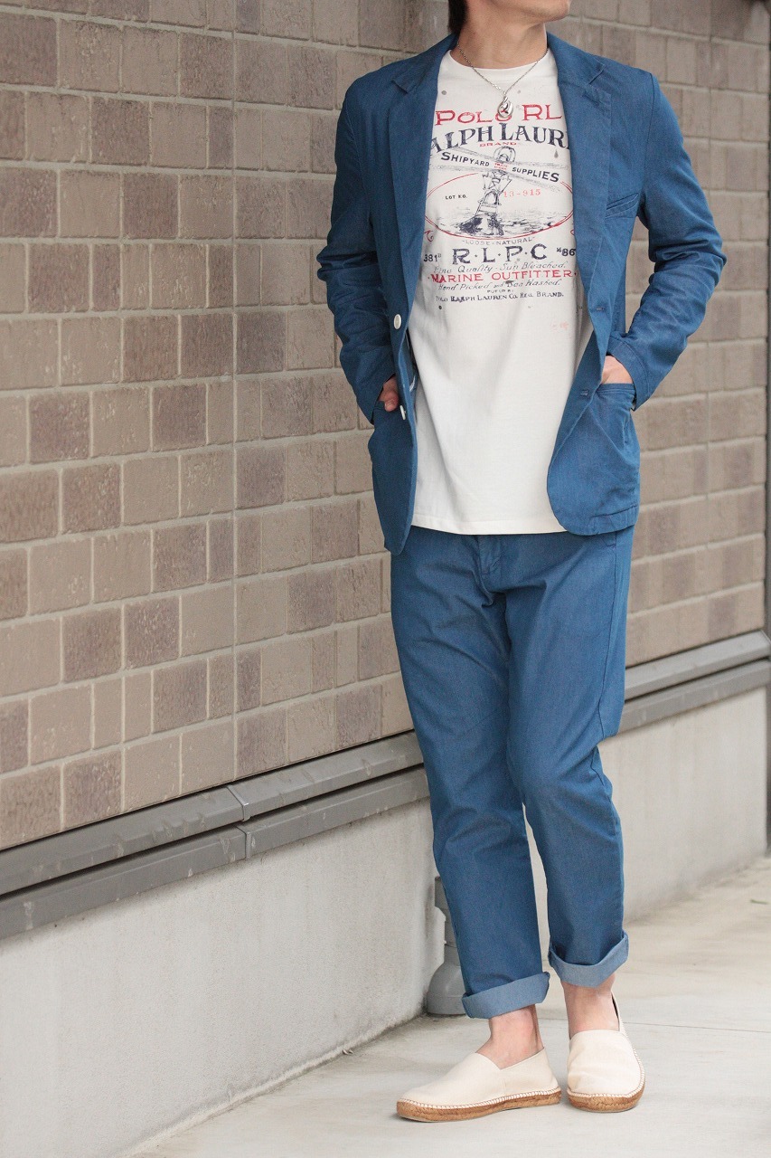 COOLMAX DENIM TAILORED JACKET /KFK1086_b0139233_09452843.jpg