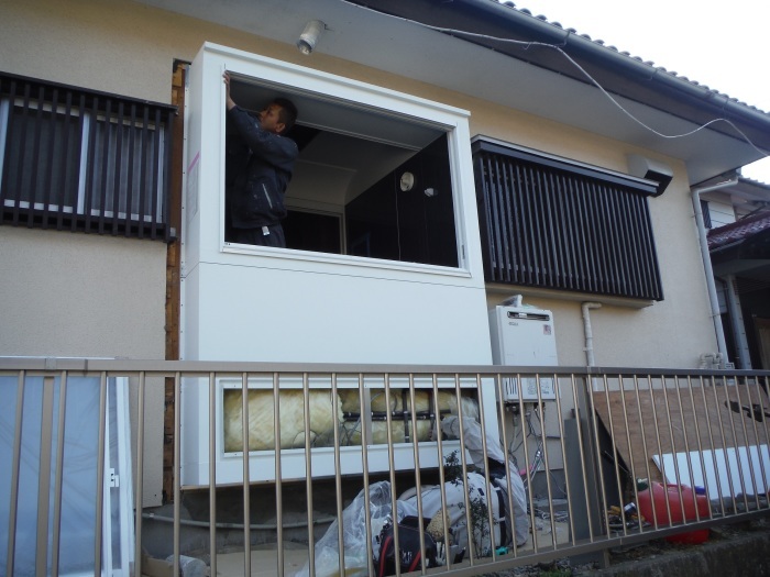 浴室工事 ~ ユニットバス組立_d0165368_02450107.jpg
