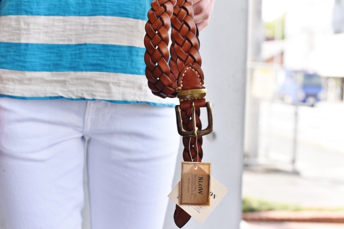 SLOW ・・・ LEATHER MESH BELT!★!_d0152280_05165442.jpg