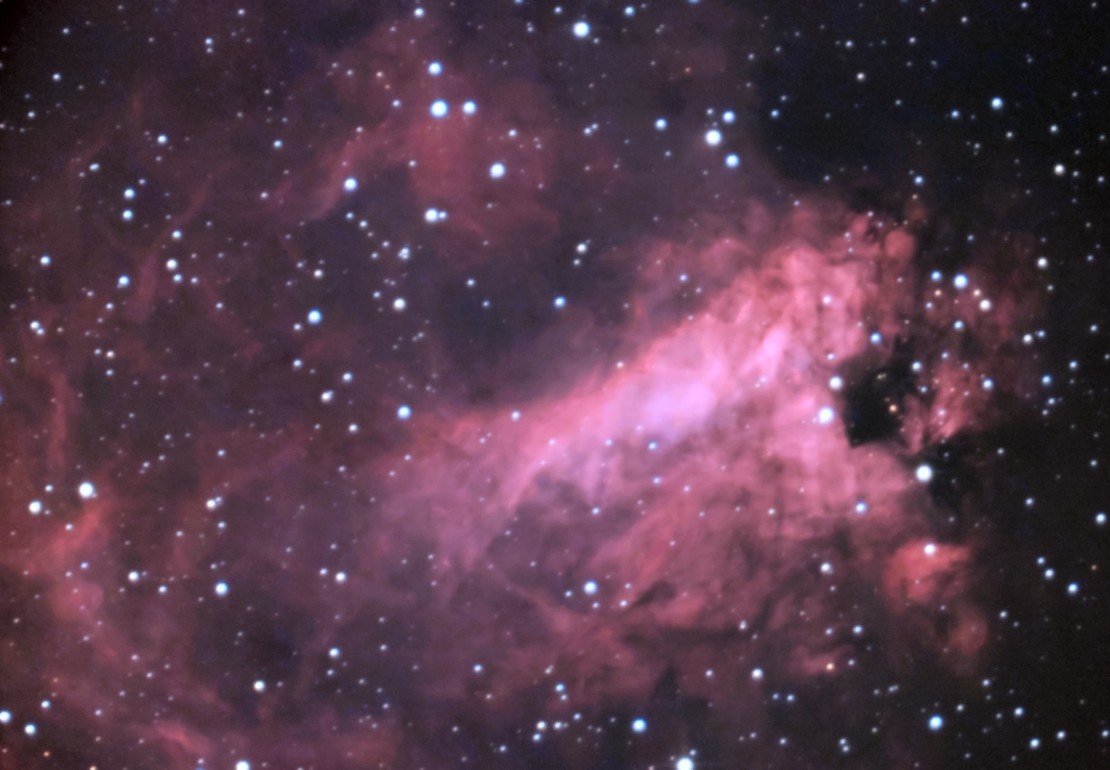 ビームスプリットシステムで撮るオメガ星雲_f0346040_23430213.jpg