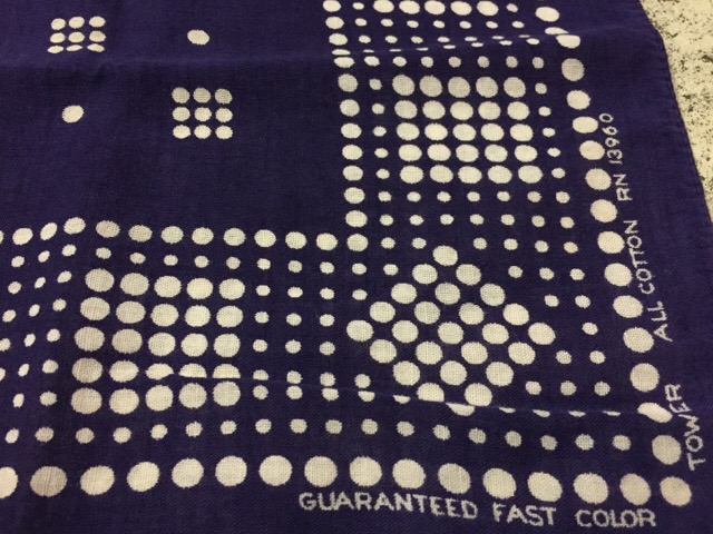 4月26日(水)大阪店ヴィンテージウェア&服飾雑貨入荷!!#11 Vintage Bandana編!!_c0078587_12262496.jpg