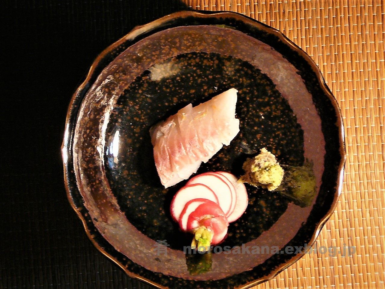 クルマダイの刺身 肴 クルマダイの刺身 肴