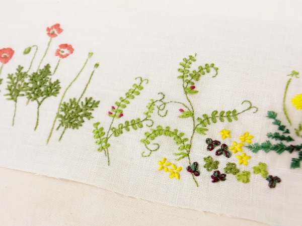 花の刺繍を初心者でも簡単に縫う方法 おすすめの花柄図案とその縫い方も