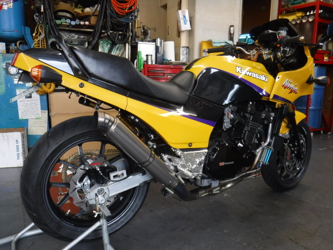 GPZ900R、足&ブレーキのカスタムでのリフレッシュ♪、その5_a0163159_21290025.jpg