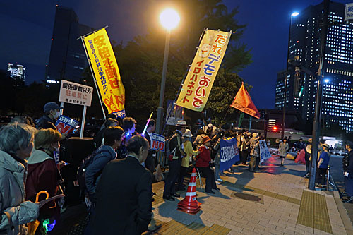 辺野古護岸工事着手 緊急抗議行動　高田健さんと菱山南帆子さんの出版記念講演会_a0188487_15193912.jpg