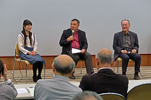 辺野古護岸工事着手 緊急抗議行動　高田健さんと菱山南帆子さんの出版記念講演会_a0188487_1520846.jpg