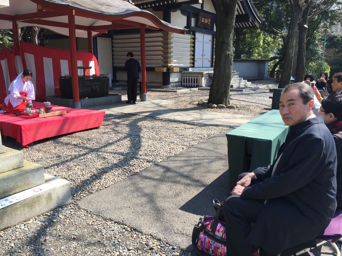 山王日枝神社の桜、そして、また会えたね_d0054704_20424769.jpg