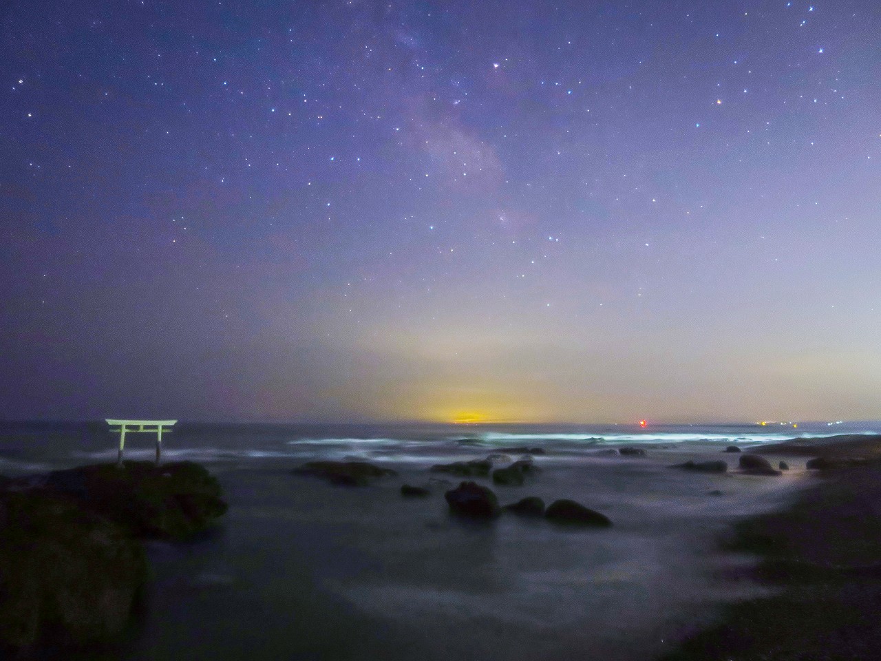17 4 30大洗磯前神社神磯の鳥居上空の星空 ダイヤモンド 追っかけ記録 17 4 30大洗磯前神社神磯の鳥居上空の星空 ダイヤモンド 追っかけ記録