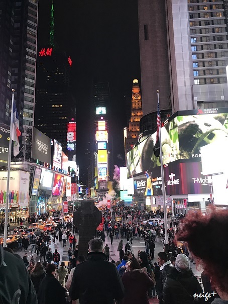 夜の街ニューヨークタイムズスクエアと「アラジン」ブロードウェイミュージカル♪_f0023333_21464240.jpg