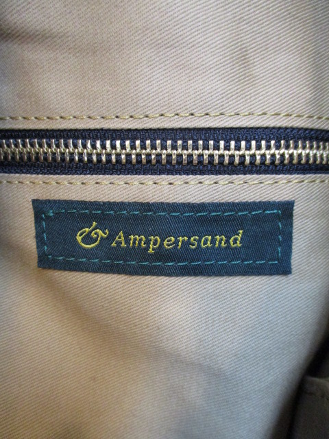 ☆アンパサンド Ampersand one handle soft bag 0117-202_e0076692_18092504.jpg