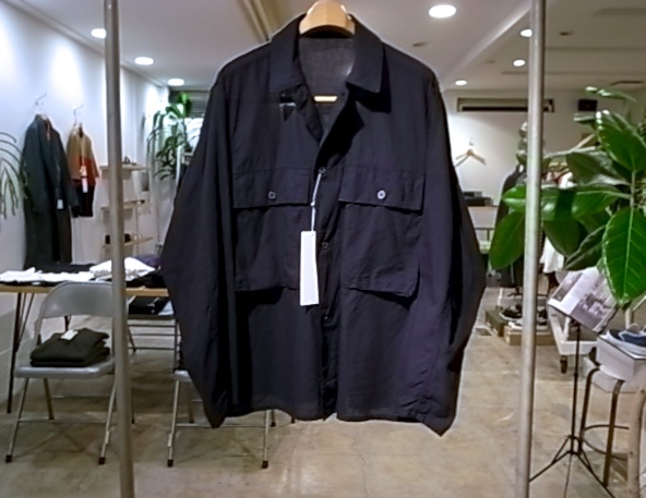 販売売品 COMOLI ベタシャン ネイビー ジャケット　サイズ1 シャツ ユーティリティ ミリタリージャケット