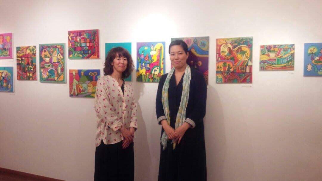 白井裕子さんの個展 みどりのこころ Sax Flute Player ヤマカミヒトミの日々