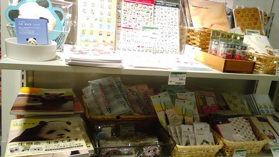 東急ハンズ梅田店10階常設のパンダブース、インコと鳥の雑貨展の様子_d0322493_12459.jpg
